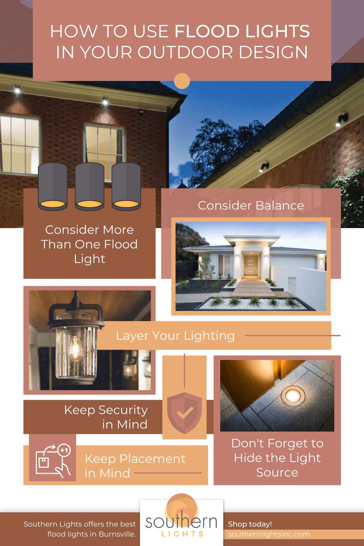 How to Use Flood Lights in Your Outdoor Design - Southern Lights